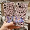 Phone Case: 2D Flat Design, Suitable for iPhone 18, 17, 16, 15, 14, 13 Pro, Transparent Corner Protection Case, Pink Twin-tail Hair, Christmas and Hal