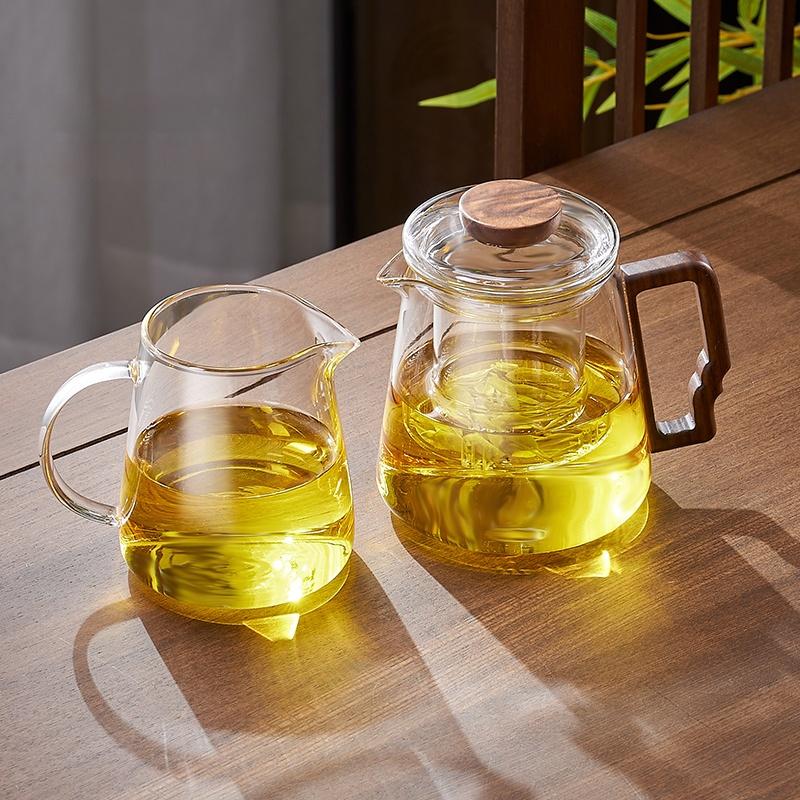 GIANXI Teapot Family Teapot Lid anti-scalding Walnut Lid Buckle Flower Teapot Filter Pu 'er Chinese Kung Fu Tea Set