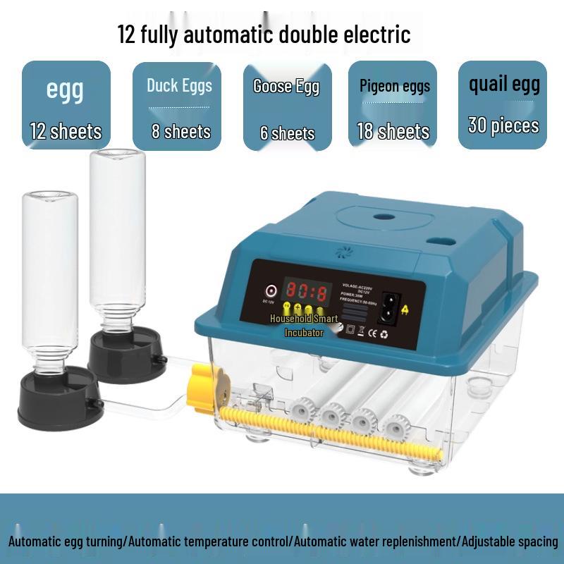 Fully Automatic Household Mini Egg Incubator with Smart Egg Turner
