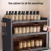 Multi-functional 3-Tier Kitchen Countertop Storage Rack