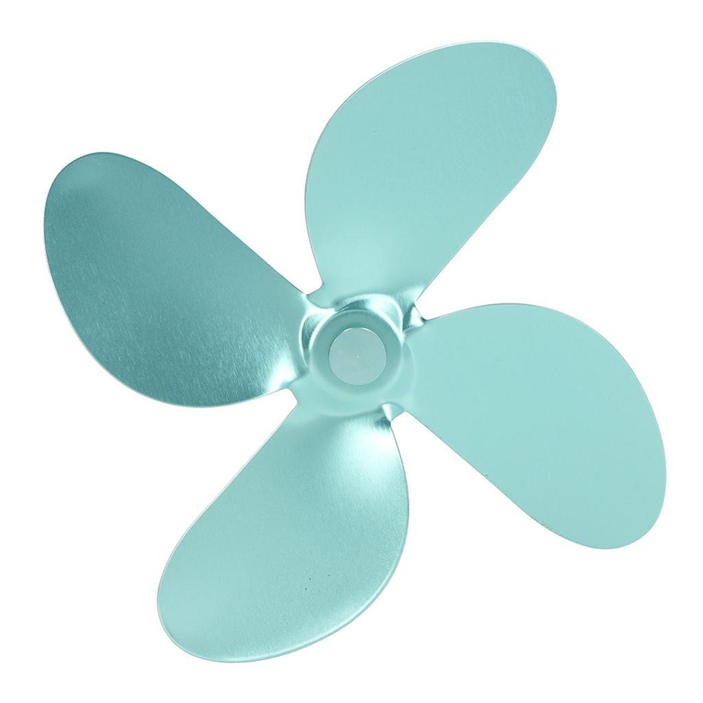 Fireplace Fan Blade 4 Blades Aluminium Alloy Christmas Style Wood Stove Accessories