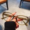 Vintage Anti Blue Light Optical Cat Eye Glasses Women For Female Myopia Prescription Frame Luxury Brand Designer  Frames