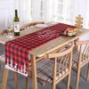 2022 Waterproof Christmas Table Runner: Creative Print for Dining & Living Room Decor