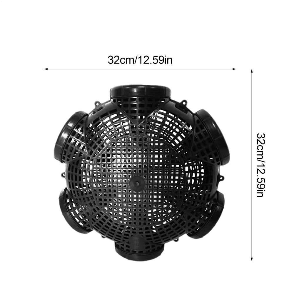 8/6/3 Holes Crayfish Fishing Trap Catch Loach Lobster Yellow Eel Cage Portable Crab Fishing Net Multi-Hole Shrimp Catcher Cage