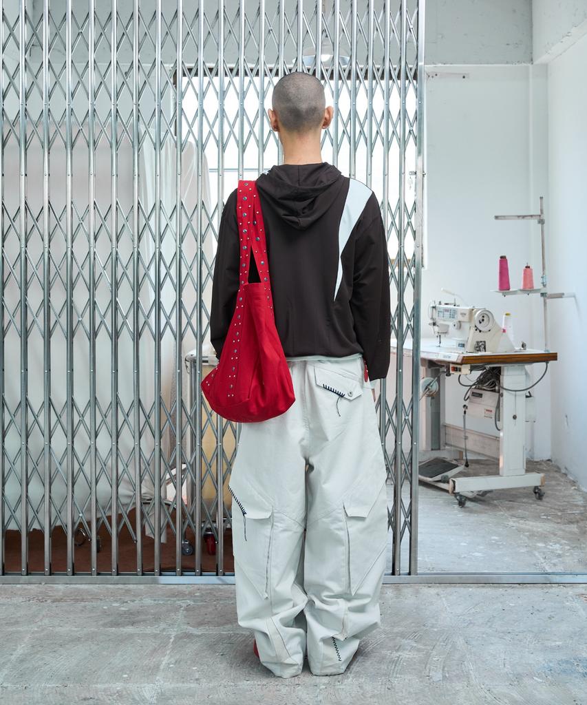 Noscouleurs Ul Mesh Zip Hoodie 02 Brown