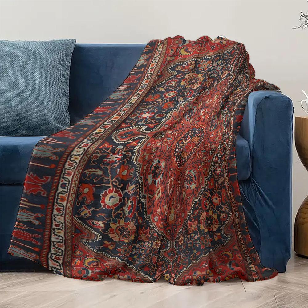 Vintage Persian Style Kilim Rug Traditional Ethnic Area Rug Decorative Throw Blanket Sofa Bed Cover