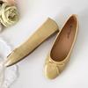Fashion SUOJIALUN Spring New Women Flat Shoes Fashion Round Toe Shallow Slip On Ladies Elegant Ballerina Shoes Soft Flat Heel Ballet Sho