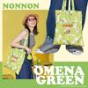 Puppet Sunsun X Patterns Tote Omena Green Wpc. Water-Repellent Bag, (Nonnon), W108-PS006-204