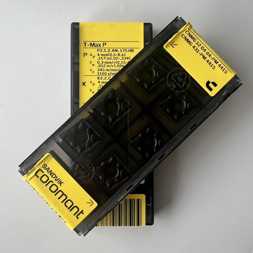 Sandvik / CNMG120404-PM 4415 / Original Swedish Hard Alloy Blade 10 Pcs