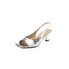 Fashion Elegant Fashion Concise Women Sandals Summer Ladies Wedding Pumps Party Office Woman Genuine Leather High Heels Shoes