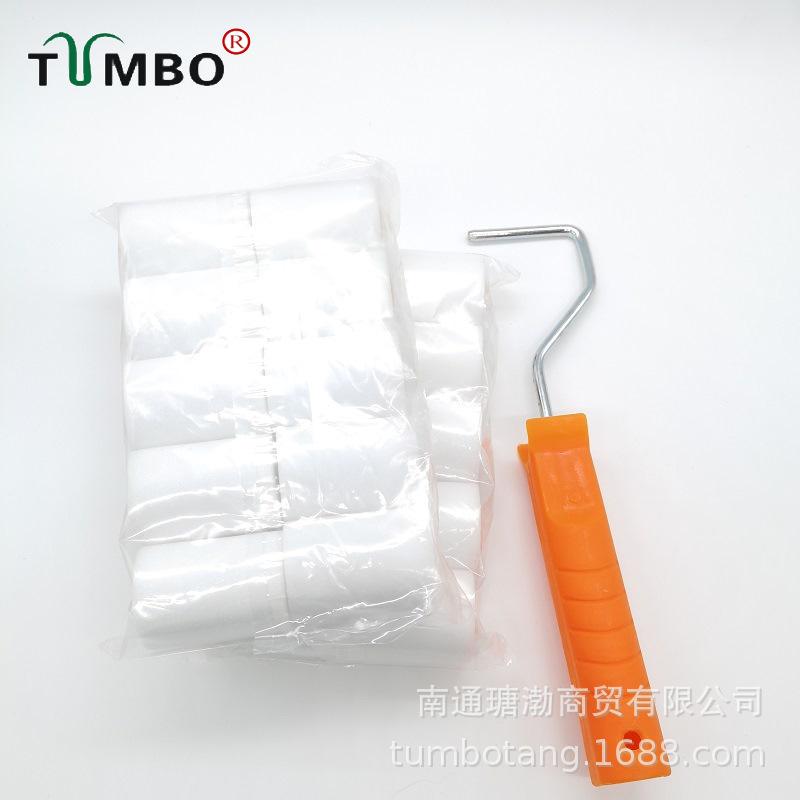 2-Inch & 4-Inch Water-Based Sponge Roller Brush for Seamless Wall Painting and Touch-Ups