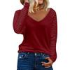 Autumn and Winter Striped Long Sleeved T-shirts Casual Loose Women's T-shirts
