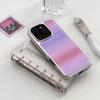 Ins Cute Gradient Pink and Purple Phone Case for IPhone 17 16 15 14 13 12 11 Air Pro Max X XR Plus Luxury Clear Soft Back Cover