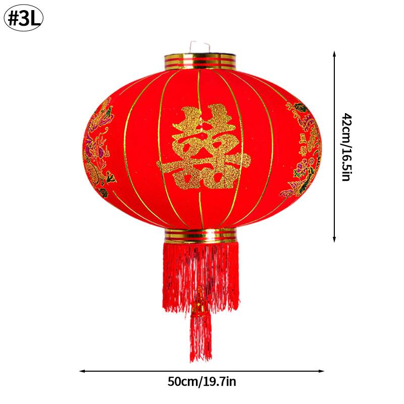New Year Decoration 2026 Chinese Red Lantern Spring Festival Party Hanging Decor Traditional Paper Lantern Party Supplies