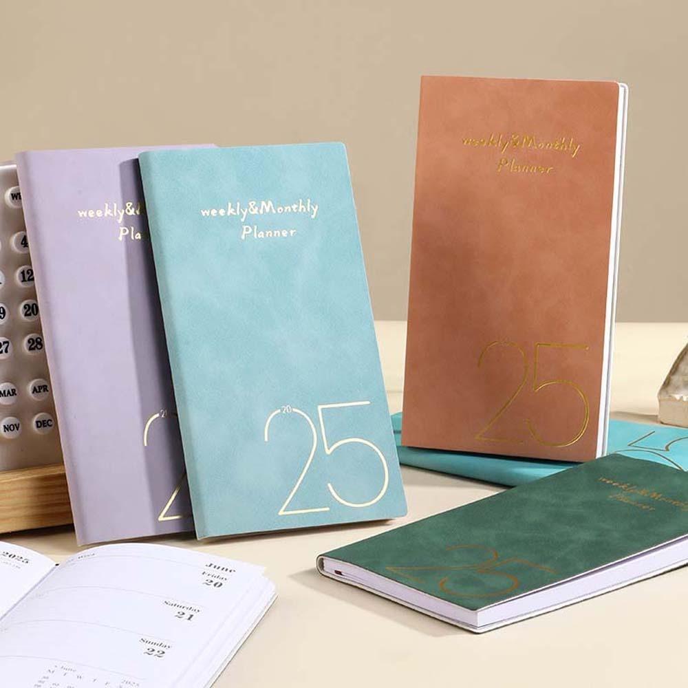 Time Organizer A6 Planner Notepad 365 Days 2025 English Agenda Book 2025 Planner Notebook  Weekly
