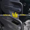 Front Passenger Grab Tray Organizer Door Handle Inserts Storage Box For Jeep Wrangler JK 4-door 2007-2010 Interior Accessories