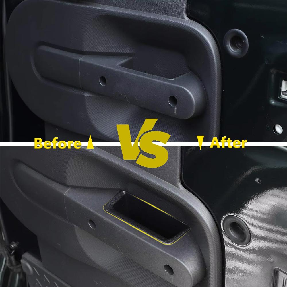 Front Passenger Grab Tray Organizer Door Handle Inserts Storage Box For Jeep Wrangler JK 4-door 2007-2010 Interior Accessories