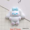 Sanrio Cartoon Resin Accessories: Cute Phone Stickers, Hair Clips, Bottle Magnets, Shoe Buckles