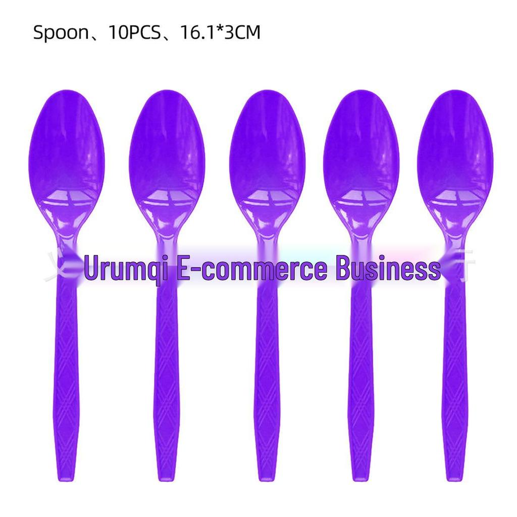 Purple Butterfly Themed Party Tableware Set: Includes Tablecloth, Plates, Cups, Napkins, and Decorations. Perfect for Birthday Celebrations.