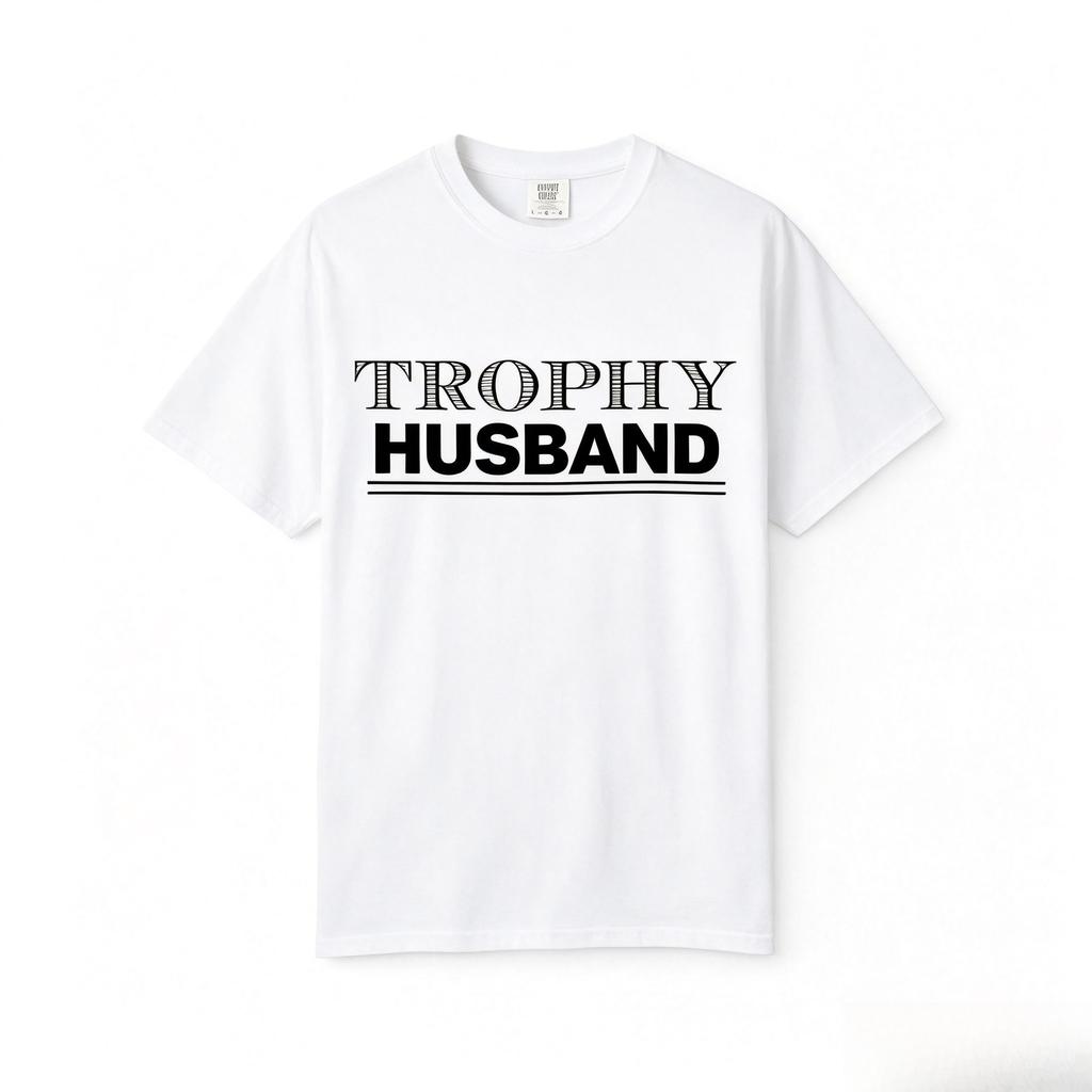 Frühling Und Sommer Unisex Mode Trend Hohe Qualität Lässig Und Bequem Trophäe Ehemann T-Shirt Garunisextdyed Lässiges T-Shirt