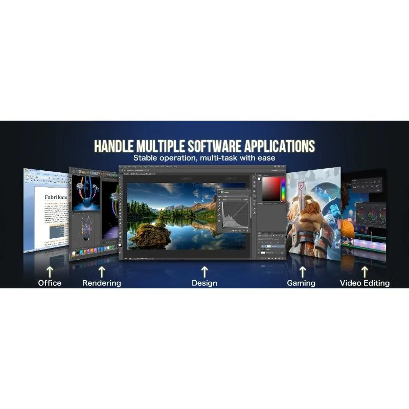 GMKTec G3 plus N150 Mini PC Barebone Windows 11 pro 8 GB DDR4 256 GB NVMe SSD WiFi 6 BT 5.2 Dual-Display Computer für Büro