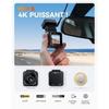 VANTRUE Element-1 PRO 4K Dashcam Car, Mini WiFi GPS On-Board Camera, French Voice Control, HDR Parking Mode