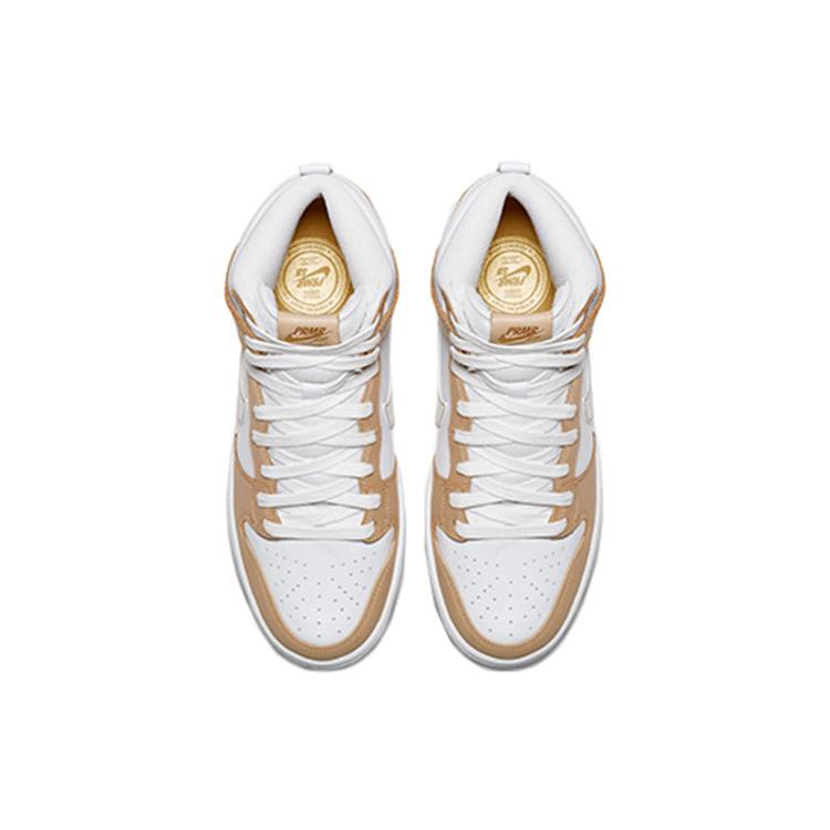 Premier X Nike SB Dunk High Retro White Champagne No‑Coin 881758-217(N)