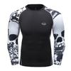 Cody Lundin Polyester Spandex 3d Print Compression T Shirts Sublimated MMA Rash Guard Surf Long Sleeve Boxing Gym Fitness Tops