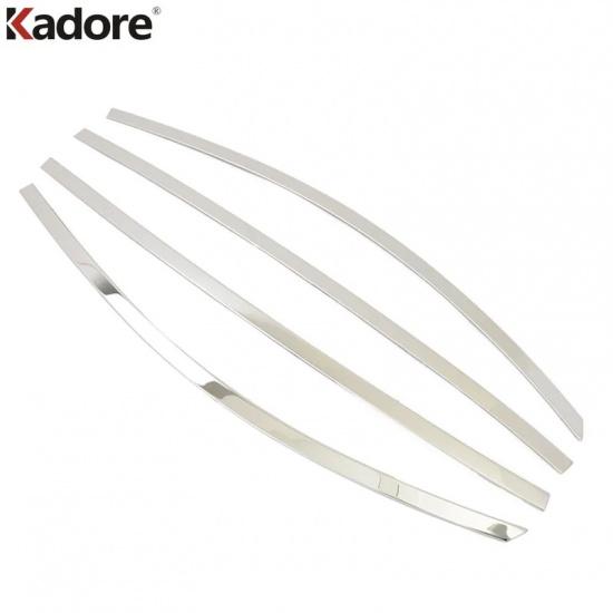 For Kia Sportage 2010 2011 2012 2013 2014 Stainless Steel Upper Window Frame Sill Trim Molding Garnish Strip Car Accessories