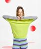 Seunoya 26Ss Wool Wholegarment Two-Way Color Pop Pullover