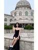 French Ruffle Patchwork Slimming Camisole Dress - Women's Niche Irregular Fairy Skirt