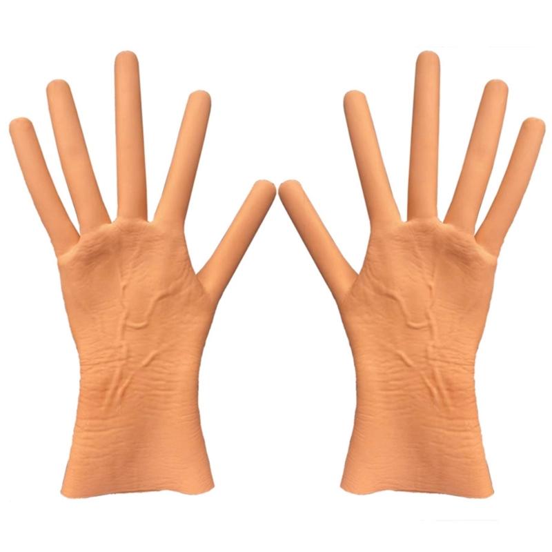 Страшные Сосисочные Пальцы Сосисочные Перчатки Косплей Эвелинн Украшения для Вечеринки Реквизит 1