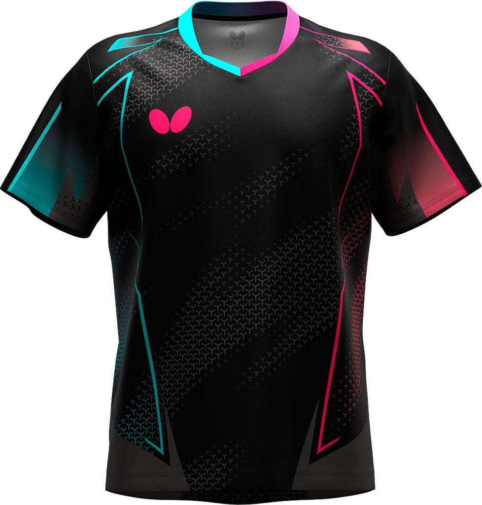 Butterfly Game Wear Nasus Shirt Size 3S (Table Tennis) 278 Black,