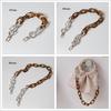 New Fashion Woman Bag Accessory Detachable Part Replacement Chain Leopard Gold Silver Acrylic Strap Women Shoulder Handle Chain