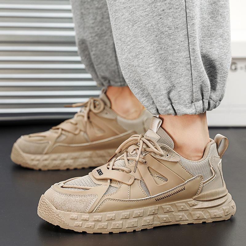 

New 2024 Men Running Shoes Breathable Outdoor Sports Shoes Lightweight Sneakers for men Comfortable Athletic Training Footwear 44 хакі