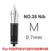 Asvine Fountain Pen Replaced Nibs, EF/F/M Nib For Asvine P36/P50/P80/V200/P20/P30/V126/V169/M169 Writing Accessories