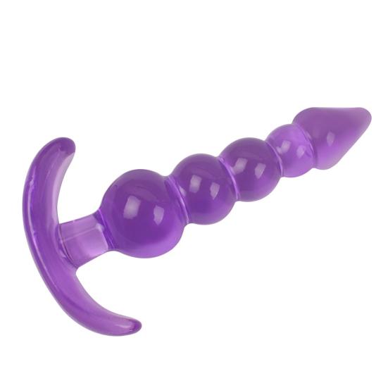 Women Men Silicone Orgasm Anal Beads Balls Butt Plug Ring Play Adult Sex