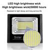 Solar Flood Light 25W IP67 Waterproof Shockproof Remote Control Energy Saving Outdoor Lighting for Farm Road