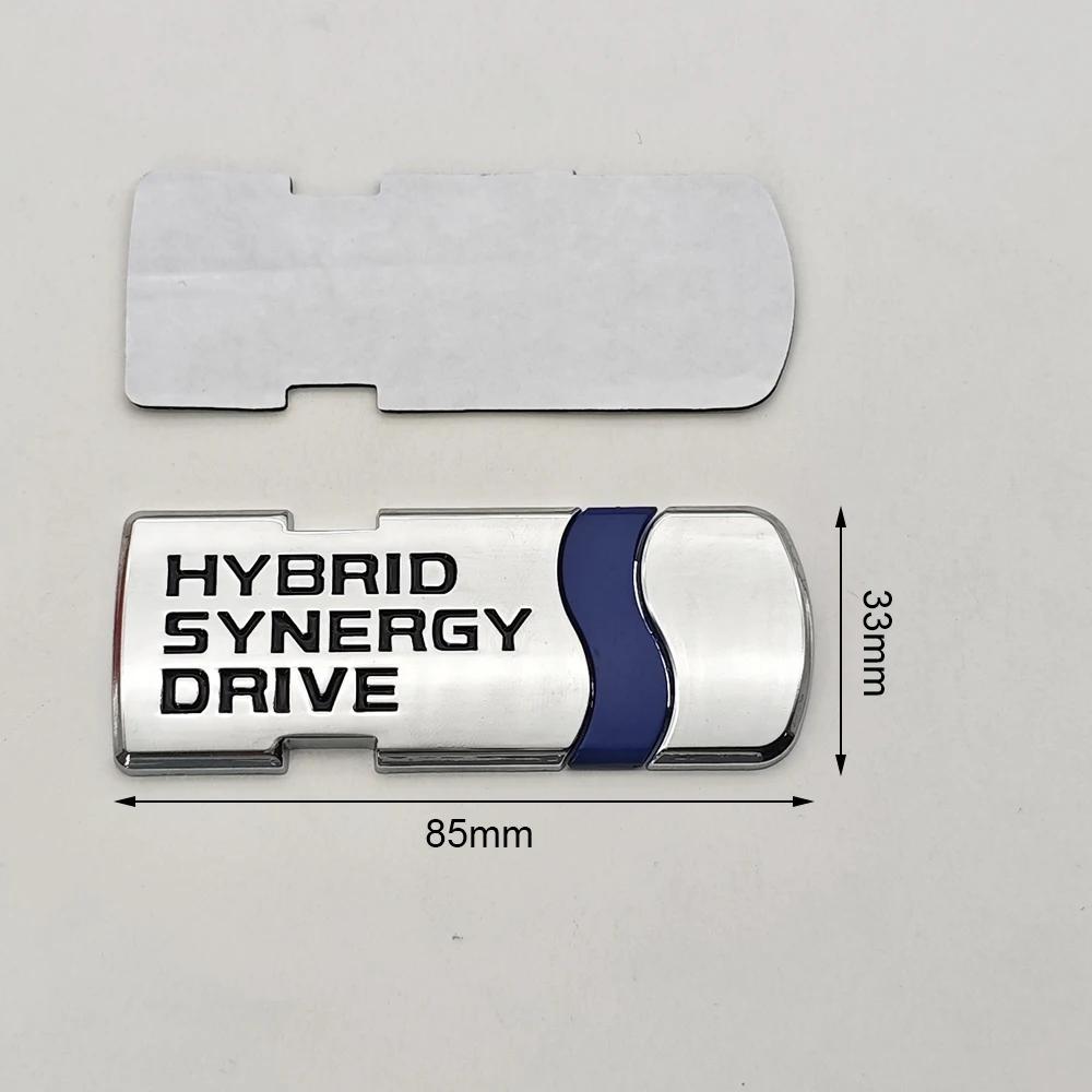 3D Metal Car Sticker HYBRID SYNERGY DRIVE V8 LIMITED AWD 4WD Logo Badge Fender Trunk Emblem For Toyota RAV4 Camry RS Accessories