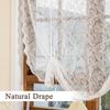 Warp Lace Phoenix Tail Drawing Curtain Window Screen Living Room Dining Room Semi-Blackout Curtain