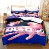 Blue Lock Bedding Set Hot Anime Duvet Cover Set King Queen Twin Double Size Comforter Cover Set For Teens and Boys Anime Lover