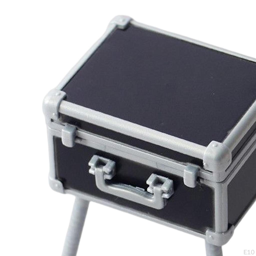 1 12 Miniature Case Standing with Accessory Decorative Toy Ornament