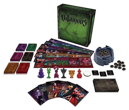 Ravensburger Disney Villains: Triumph of Evil Board Game (Product Code: 27588, Part Number: 5) - Ages 10+ [Tabletop Game, Party Game, Disney Game, Gif