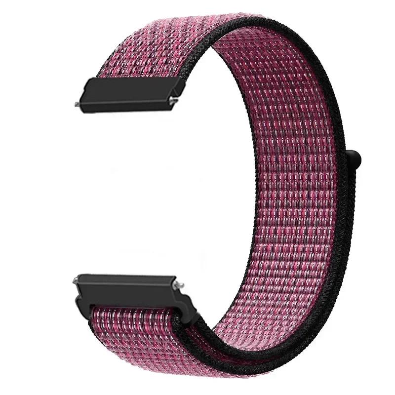 20mm 22mm Nylon Loop For Garmin Venu 3 2/SQ SQ2/Vivoactive 6 5 4 3 Watchband For Garmin Forerunner 745 965 255 245 645 55 158