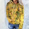 Floral Daisy 3d Print Hoodie Women Fashion Oversized Hoodies Women Sweats Coat Hooded Sweats Pullover Women's Clothing Flower