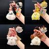 Animal Whimsical Bubbling Plush Keychain Cute Plush Hanging Decor In Colors Various