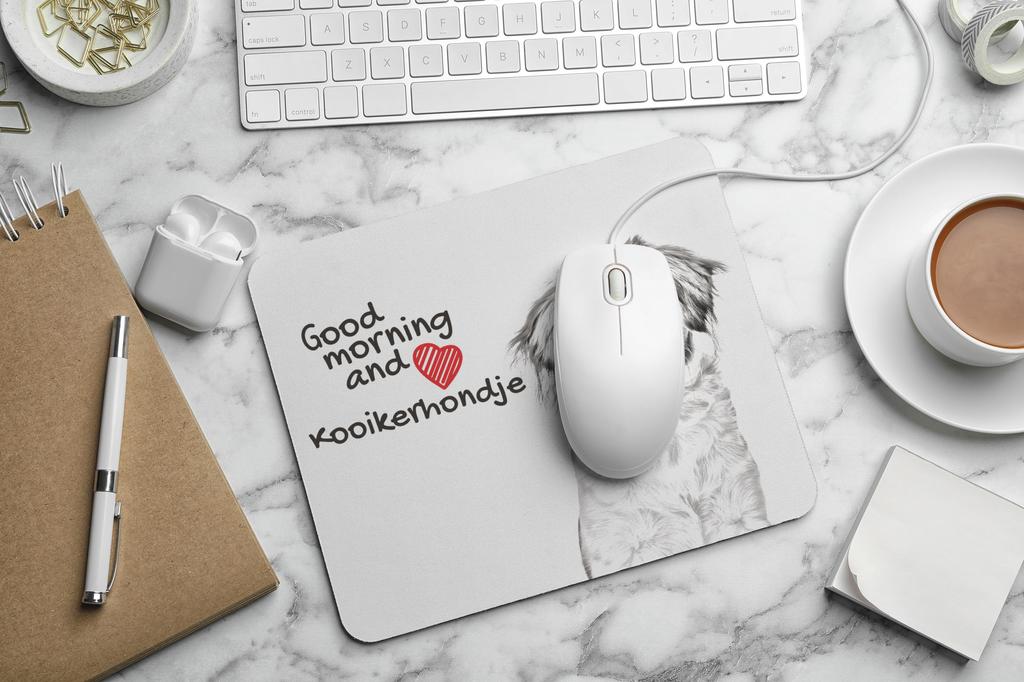 Kooikerhondje - Mauspadd mit Aufdruck, personalisiertes Mauspadd mit Hunde-Motiv, einzigartiges Gadget für einen Büroangestellten von der Marke Art-Dog