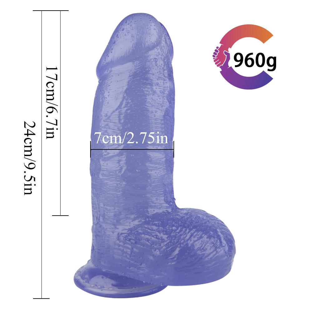 Thick Realistic Huge Dildo Adult Masturbate Sucker Big Artificial Penis Anal Plug Women Stuffed Fetish Men Sex Toy
