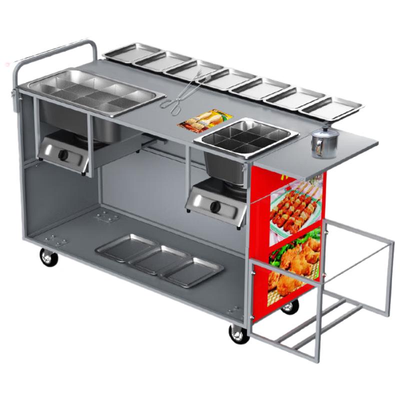 

Комерційний мобільний фуд-трак для барбекю та одену