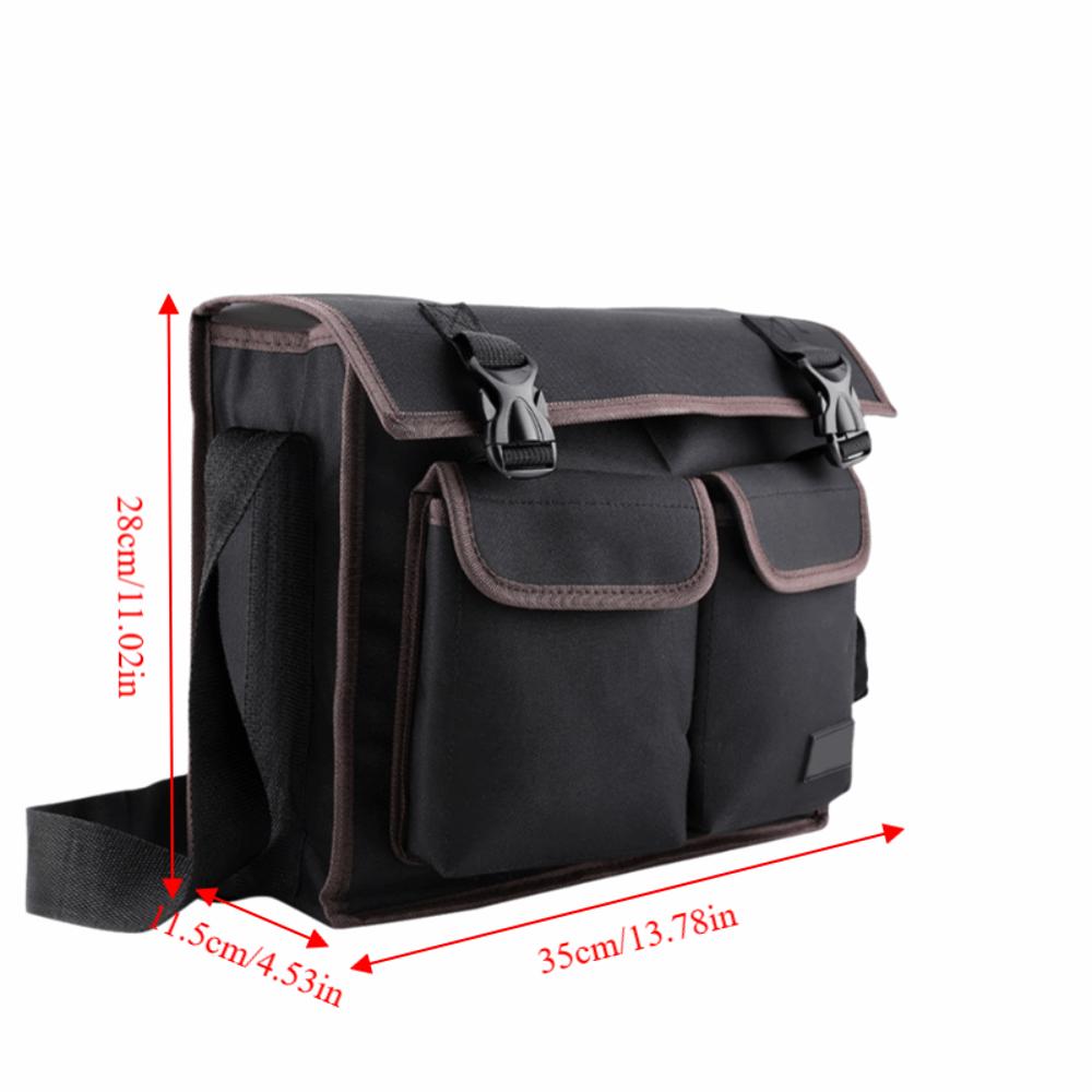 

Portable Tools Bag Heavy Duty Tools Holder Durable Tools Shoulder Bag Home Appliance Repair чёрный